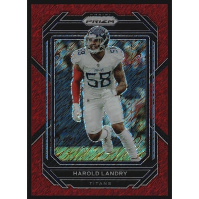 2022 Panini Prizm Prizms Red Shimmer #288 Harold Landry