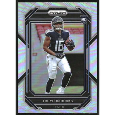 2022 Panini Prizm Prizms Silver #313 Treylon Burks