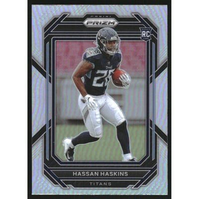 2022 Panini Prizm Prizms Silver #326 Hassan Haskins