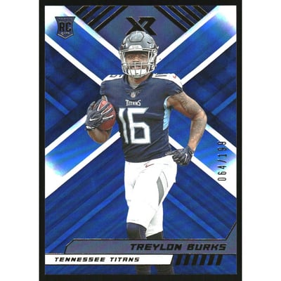 2022 Panini XR Blue #112 Treylon Burks