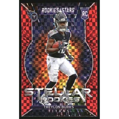2022 Rookies and Stars Stellar Rookies Red Plaid #8 Treylon Burks