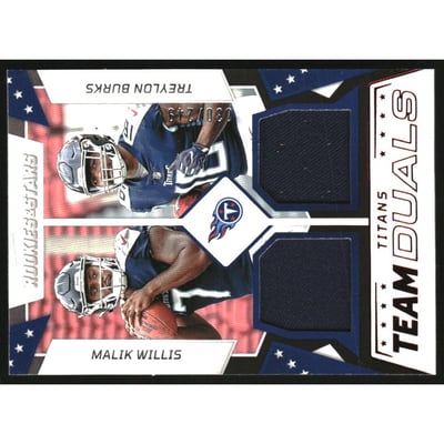 2022 Rookies and Stars Team Dual Jerseys #3 Malik Willis/Treylon Burks