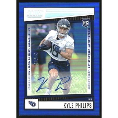 2022 Score Signatures Artist's Proof #393 Kyle Philips