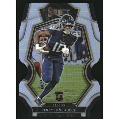 2022 Select Prizm Silver Die Cut #195 Treylon Burks