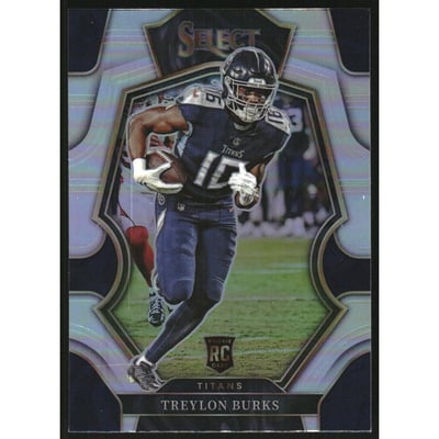 2022 Select Prizm Silver #195 Treylon Burks