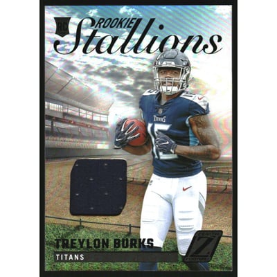 2022 Zenith Rookie Stallions Materials #12 Treylon Burks