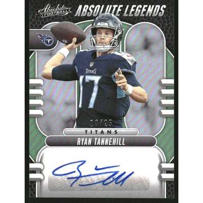 2023 Absolute Absolute Legends Signatures Green #24 Ryan Tannehill