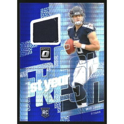 2023 Donruss Optic First Year Fresh Jerseys Blue Hyper #40 Will Levis