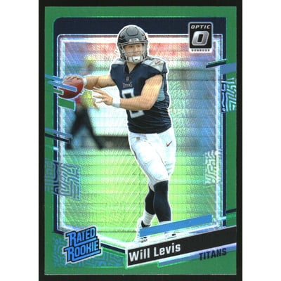2023 Donruss Optic Green Hyper #298 Will Levis RR