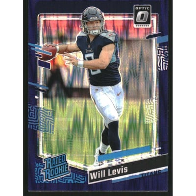 2023 Donruss Optic Purple Shock #298 Will Levis RR
