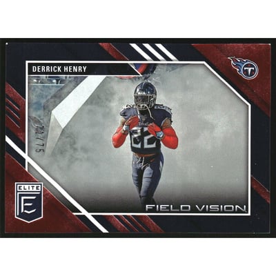 2023 Elite Field Vision Red #9 Derrick Henry