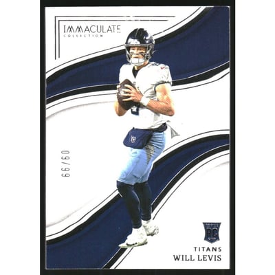 2023 Immaculate Collection #30 Will Levis RC