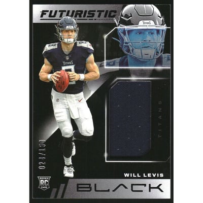2023 Panini Black Futuristic Jerseys #23 Will Levis