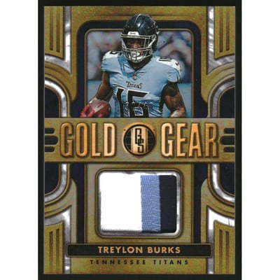 2023 Panini Gold Standard Gold Gear White Gold #40 Treylon Burks