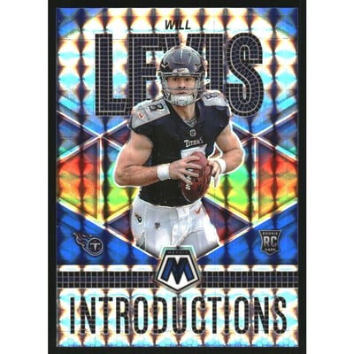 2023 Panini Mosaic Introductions Mosaic Blue #4 Will Levis