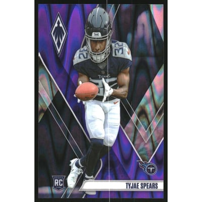 2023 Panini Phoenix Purple Seismic #129 Tyjae Spears