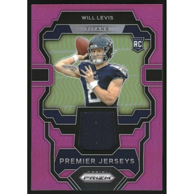 2023 Panini Prizm Premier Jerseys Pink #4 Will Levis