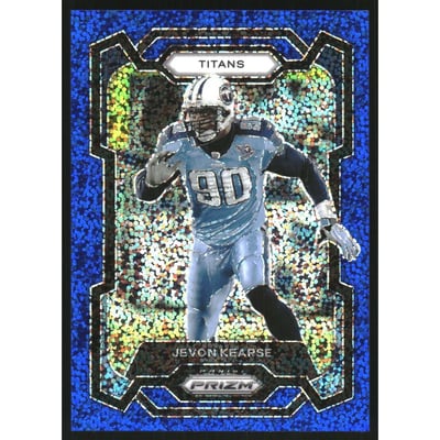 2023 Panini Prizm Prizms Blue Sparkle #287 Jevon Kearse
