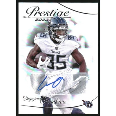 2023 Prestige Xtra Points Signatures Premium #283 Chigoziem Okonkwo