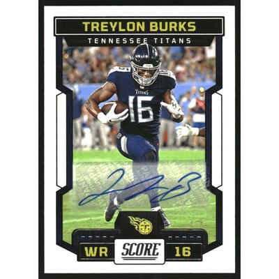2023 Score Signatures #30 Treylon Burks