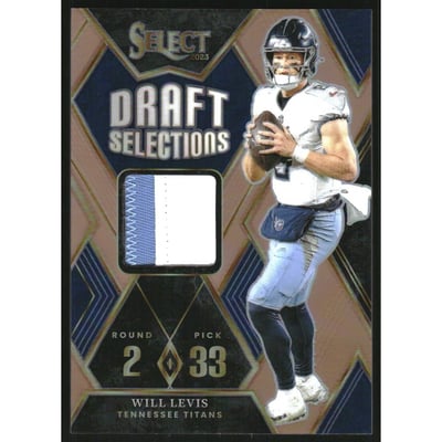 2023 Select Draft Selections Memorabilia Prizm Copper #12 Will Levis