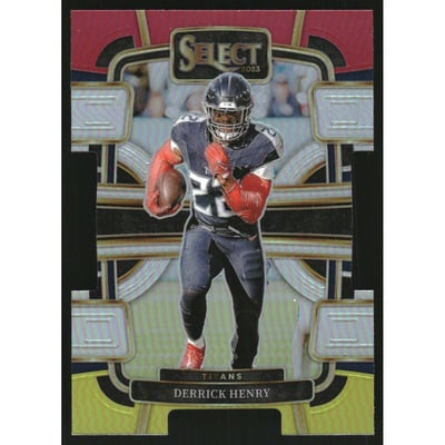 2023 Select Prizm Red and Yellow Die Cut #95 Derrick Henry
