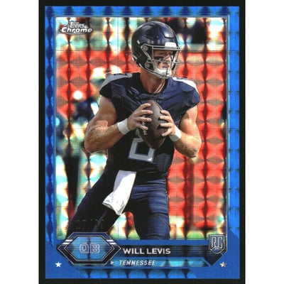 2023 Topps Composite Chrome Blue Geometric Refractors #4 Will Levis
