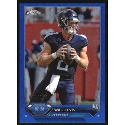 2023 Topps Composite Chrome Blue Refractors #4 Will Levis RC Rookie /150