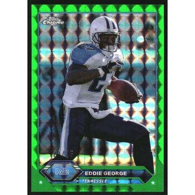 2023 Topps Composite Chrome Green Geometric Refractors #34 Eddie George