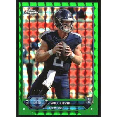 2023 Topps Composite Chrome Green Geometric Refractors #4 Will Levis