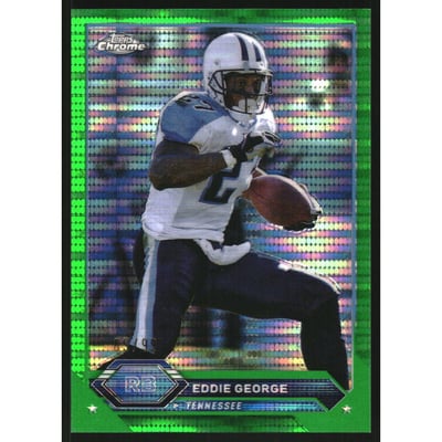 2023 Topps Composite Chrome Green Sonar Refractors #34 Eddie George