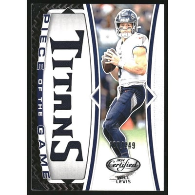 2024 Certified Piece of the Game #37 Will Levis