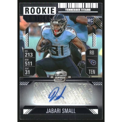 2024 Panini Contenders Optic #171 Jabari Small AU RC