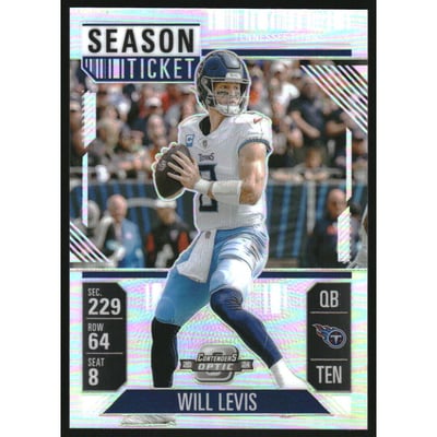 2024 Panini Contenders Optic Silver #54 Will Levis