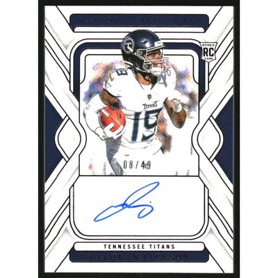 2024 Panini National Treasures Purple #131 Jha'Quan Jackson AU
