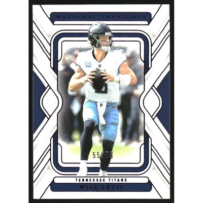 2024 Panini National Treasures Purple #95 Will Levis
