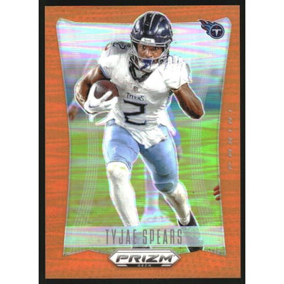 2024 Panini Prizm Deca Prizms Orange #282 Tyjae Spears