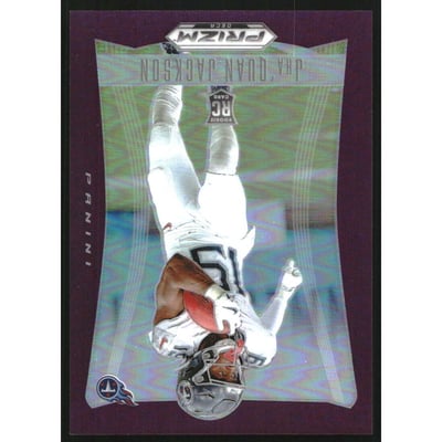 2024 Panini Prizm Deca Prizms Purple #287 Jha'Quan Jackson