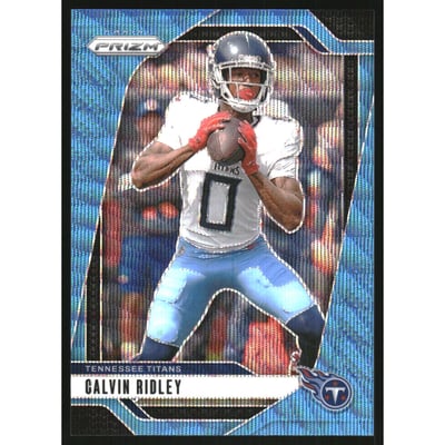 2024 Panini Prizm Prizms Blue Wave #280 Calvin Ridley