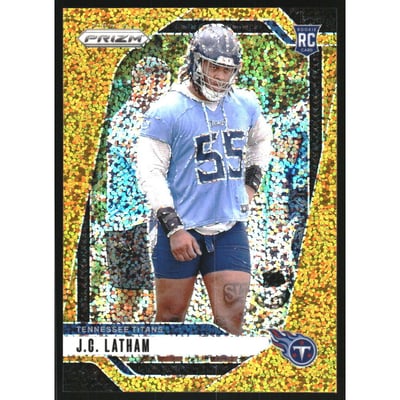 2024 Panini Prizm Prizms Gold Sparkle #334 JC Latham