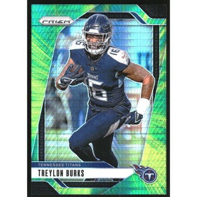 2024 Panini Prizm Prizms Hyper #281 Treylon Burks