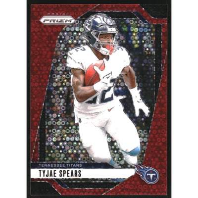 2024 Panini Prizm Prizms No Huddle Red #278 Tyjae Spears