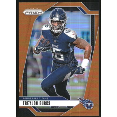 2024 Panini Prizm Prizms Orange #281 Treylon Burks