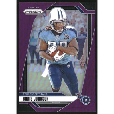 2024 Panini Prizm Prizms Purple #284 Chris Johnson