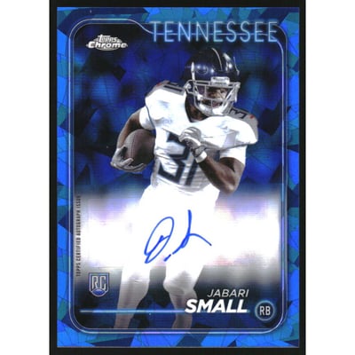 2024 Topps Chrome Sapphire Rookie Autographs #RAJSM Jabari Small