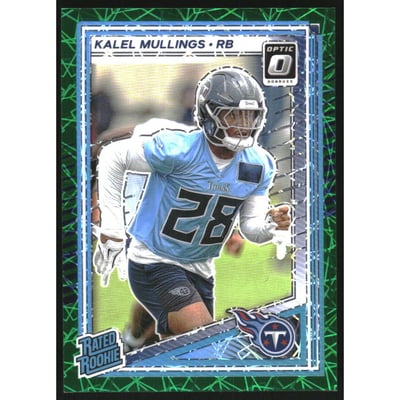 2025 Donruss Optic Green Velocity #262 Kalel Mullings RR