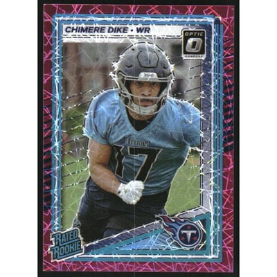 2025 Donruss Optic Pink Velocity #269 Chimere Dike RR