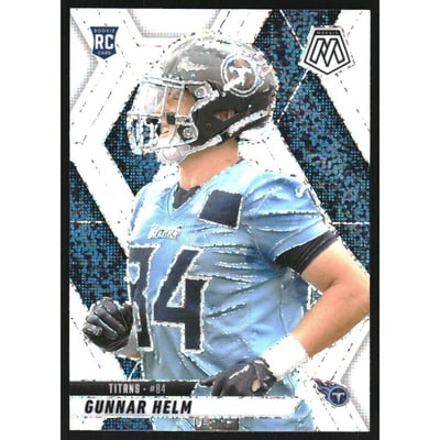 2025 Panini Mosaic White Sparkle #394 Gunnar Helm