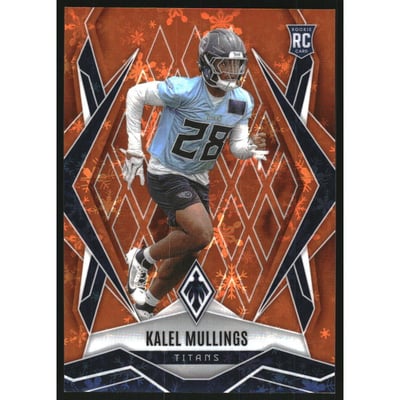 2025 Panini Phoenix Orange Winter #205 Kalel Mullings
