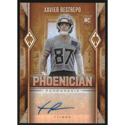 2025 Panini Phoenix Phoenician Penmanship #64 Xavier Restrepo